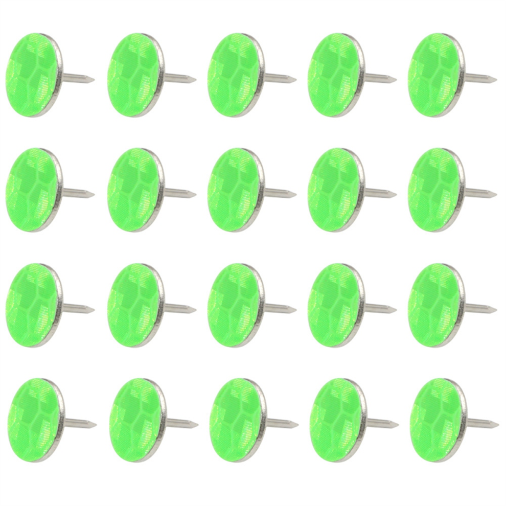 Reflective Tacks Trail Marking Glow Markers Mark Green 4851335018583