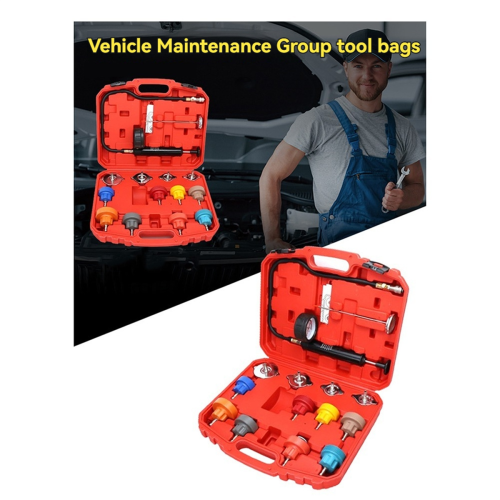 Coolant Pressure Tester Kit Leak Radiator Portable Cooling System 2