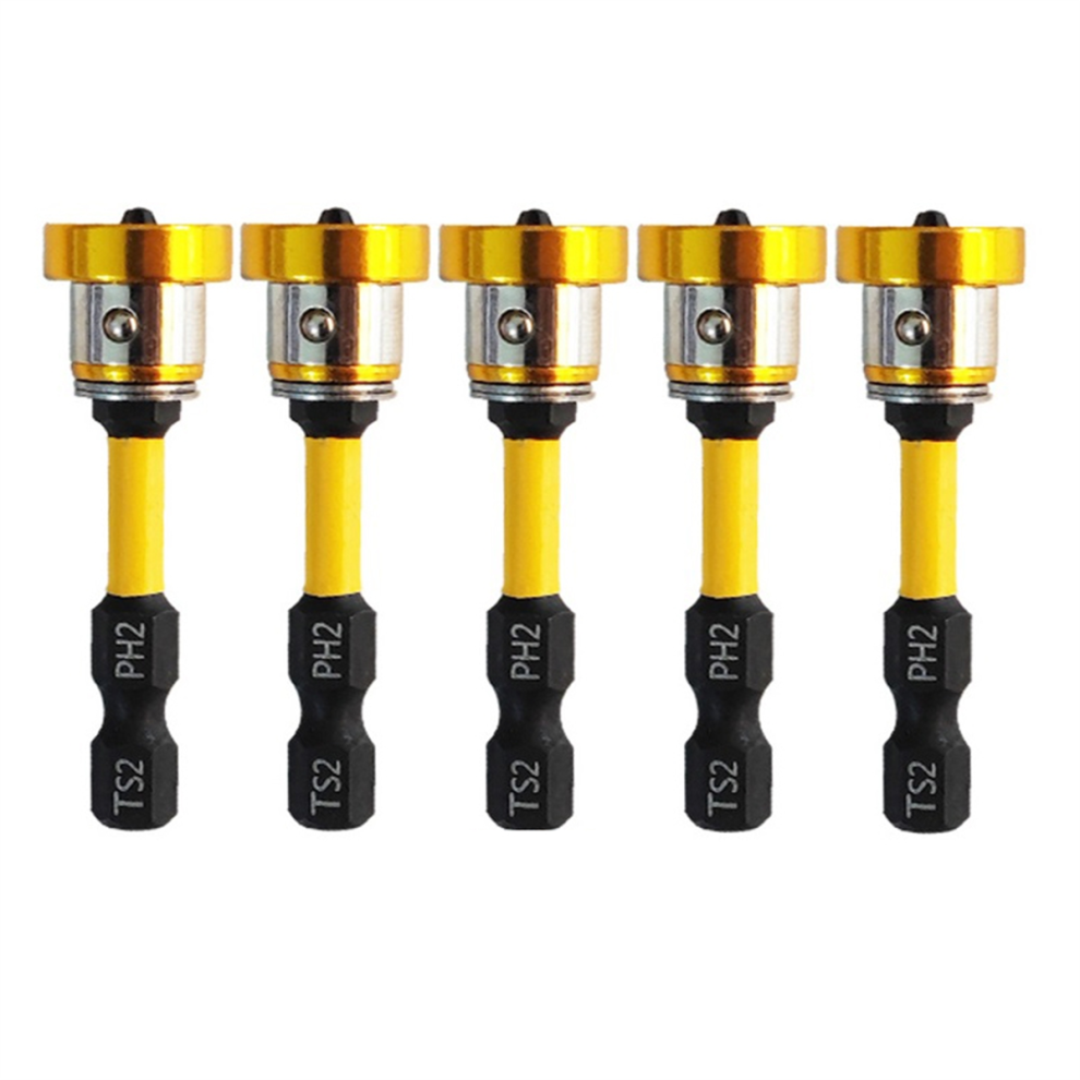 5Pcs Magnetic Screwdriver Bit Drill -Head Bits Hex Shank Drywall Electric Set-image-OPC-PJ86JQF-NEW
