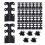 30PCS Corner Protectors, Baseboard Vintage Metal Protector Black 8