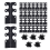 30PCS Corner Protectors, Baseboard Vintage Metal Protector Black 1