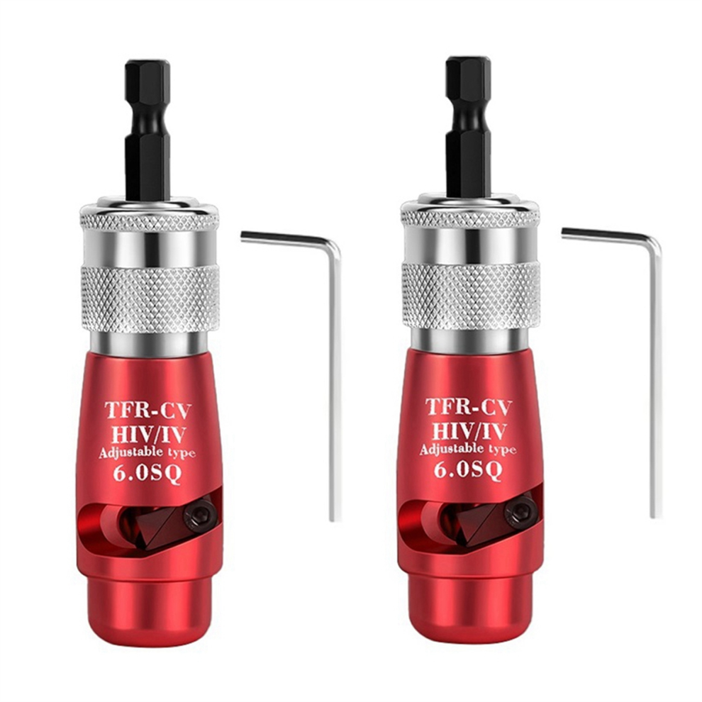 2Pcs Portable Electrician Wire Stripper Kit For Quickly Stripping Alloy Tool 6Mmâ² 4851335024607
