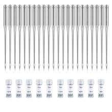 100PCS Sewing Machine Needles Regular Point Needle for Singer , Assorted Size 65/9, 75/11, 90/14, 100/16, 110/18