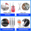 3D Printer Tool Kit, Accessories Includes Deburring Tool, Removal Tools, Tube Cutter, Ruler, Cutting Mat Sets 5