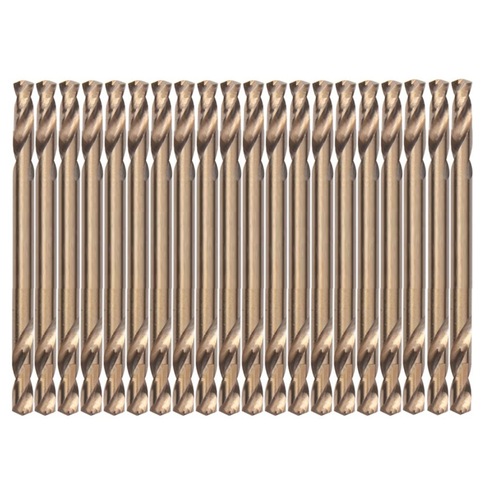 3.2Mm Cobalt Drill Bits(20Pcs),M35 Hssco High Speed Steel Double Ends Stubby Body Twist Bit Set For Hardened Metal 4851335023372