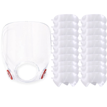 Replacement Parts Lens Assembly and 20 Packs 6885 Cover for 6885, 6000, 6700, 6800, 6900 Series Respirator Mask