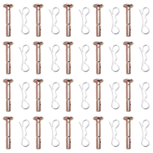20 Sets Shear Cotter and Split Pins Kit for Snow Blower 714-04040 Pin 738-04124 738-04124A