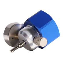 Propane Filling Adapter for Green Gas with Pressure Gauges Thimble Protective Cover Camping Tank