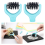 2pcs Blue Replacement Brush Tips for Die Cleaning Tool - Easily Clean Tiny Paper Bits From Etched Dies 2