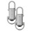 Mini Torch, Pocket Sized Lumilinks Flashlight & Power Bank Keychain Silver 8