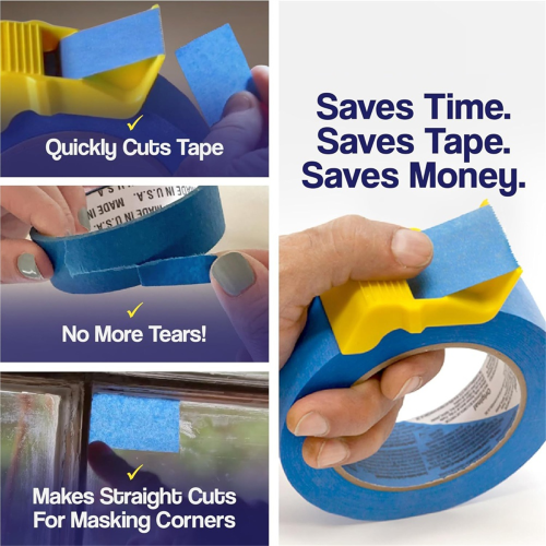 Roller Tape Cutter Sealing Holder Manual Packing Plastic Packer Dispenser Packaging Parcel Width Tool 2