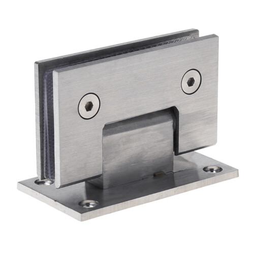 8-12mm Glass Door Hinge Bathroom Shower Frameless Bracket Wall Mounted Clamp 2