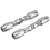2pcs Hydraulic Hose Repair Kit, Reusable, 2-Wire Reusable Fitting 3/8Inch 1