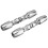 2pcs Hydraulic Hose Repair Kit, Reusable, 2-Wire Reusable Fitting 3/8Inch 7