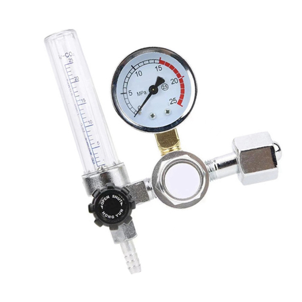 Gas Pressure Reducer Reducing Valve Steel Cylinder 0-25Mpa Arc Welding Meter-image-OPC-PJ86P8N-NEW