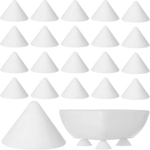 50 PCS Pottery Kiln Nails, Ceramic Refractory Cone Support 2516  High Temperature-Resistant Supporting Nails 1