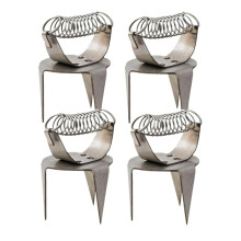 4Pieces Pottery Clay Glaze Clamps Clips DIY Portable Practical Metal Sturdy Glazing Tools Fingertip