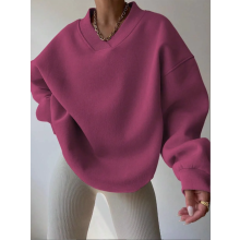 (S)Hoodies for Women Loose Knitted Hooded Collar for Autumn and