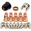 23pcs PT-60 -40 PT40 Plasma Cutting Torch Tip 1.0mm 51313 Electrode 52582 Flashlight 7