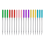 6 Sizes Universal Sewing Machine Needles Regular Point Flat Shank Needle Compatible with for Singer , 30PCS 6