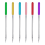 6 Sizes Universal Sewing Machine Needles Regular Point Flat Shank Needle Compatible with for Singer , 60PCS 3