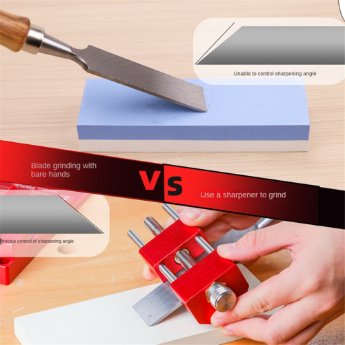 Wood Chisel Plane Sharpening Guide Angle Block Honing Sharpener Jig Tool Fixture for Woodworking 2