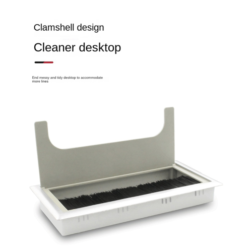 80x160 Office Desk Threading Box Computer Table Wire Hole Cover Square ...