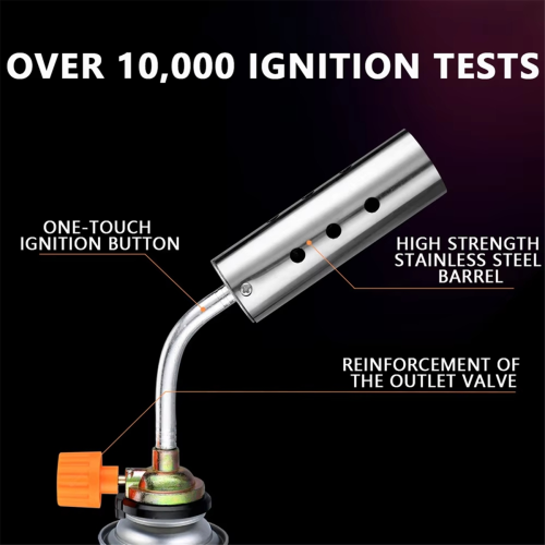 Adjustable Flame Gas Lighter Ignition Heads with Reverse Use Kitchen Jet Blow Torch for BBQ 2