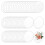 60 Pcs 4 Inch Clear Circle Acrylic Sheet, Round Disc, Ornament Blanks for DIY Projects 8