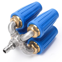 4-in-1 Turbo Nozzle Pressure Washer, 360 Rotating with 1/4inch Quick Connector, 2.5 Orifice,4000 PSI Ma