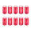 10pcs Parallel Battery Adapter Holders Reusable Rustproof Convenient AAA to C Size Converter 8