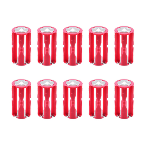 10pcs Parallel Battery Adapter Holders Reusable Rustproof Convenient AAA to C Size Converter