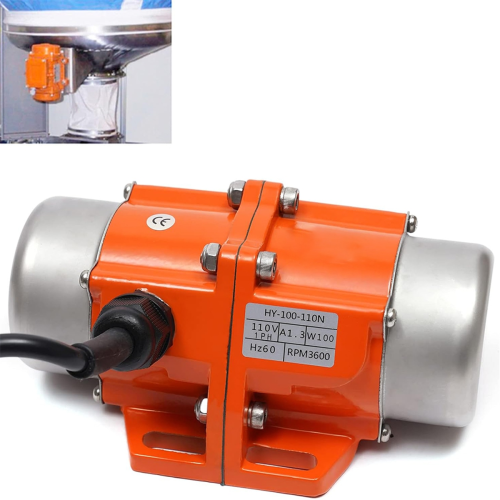 Ac Vibration Motor 100W Vibrating Asynchronous 110V 3600Rpm,for Shaker Table, Adjustable Eccentricity Block 2