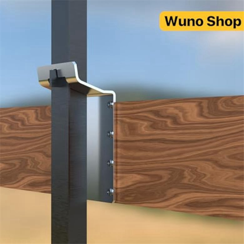 6 Post Brackets, Target Hanger,Fence Bracket for Shape Fence Posts, Corner Brace Trail Camera Mount 2