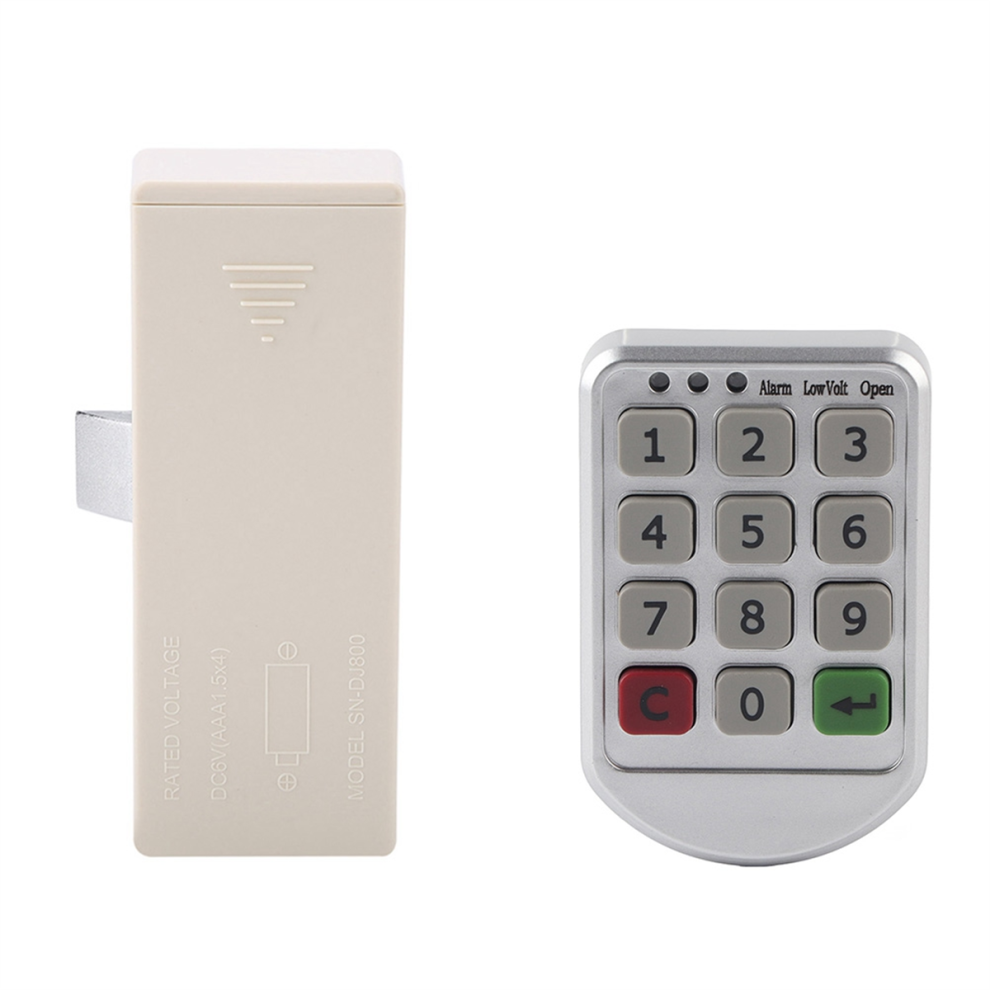 Abs Plastic Panel Digital Electronic Intelligent Password Keypad Number Cabinet Door Lock 4853736816683