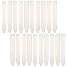 20 Pack Bone Folder Tool, Plastic Crafts Scoring Folding Creasing Paper Crafting Scrapbooking Tool
