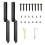 Fence Repair Kit 2X Thickened Metal Support Stakes Solid Ground Spike Quick Fix Post Stabilizer for Tilted 7