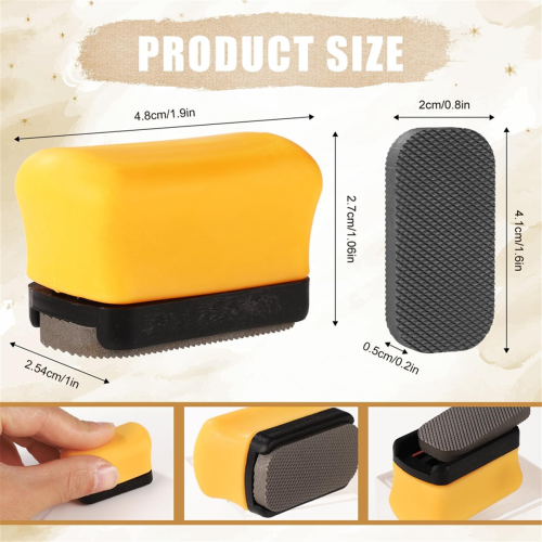 Denibbing File with Handheld Device, Double-Sided Grinding Mini Tools Car Paint Remover Tool Adjustable 1