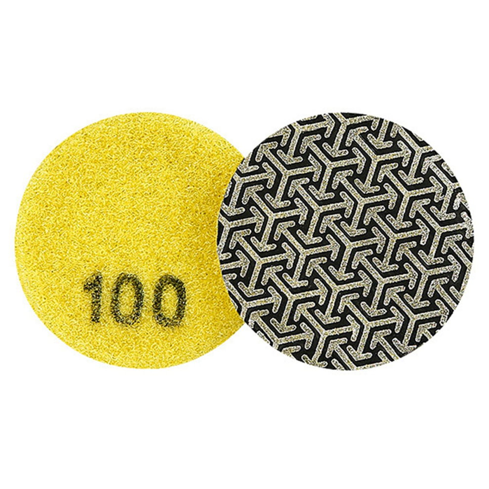 1 Piece 2Inch/50Mm Electroplated Diamond Polishing Pad Tile Glass Metal Wood Grinding Deburring Disc P100 4853736826446