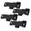 4 Pcs Window Replacement Sash Lock-2-1/4 Inch Mounting Hole Centers Lock,Black Lock 8