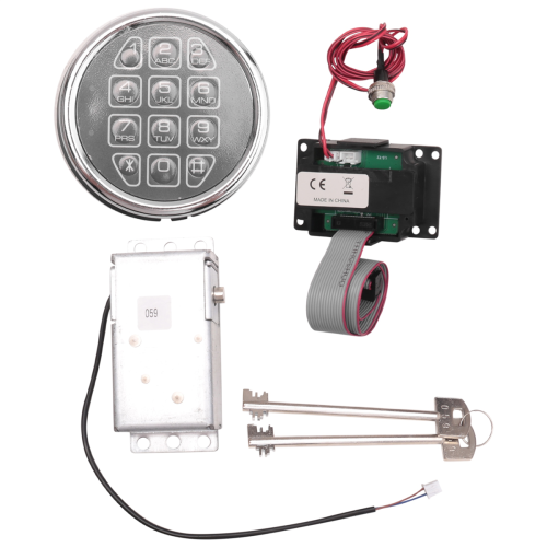 Safe Lock Electronic Digital Replacement Solenoid with 2 Key 2