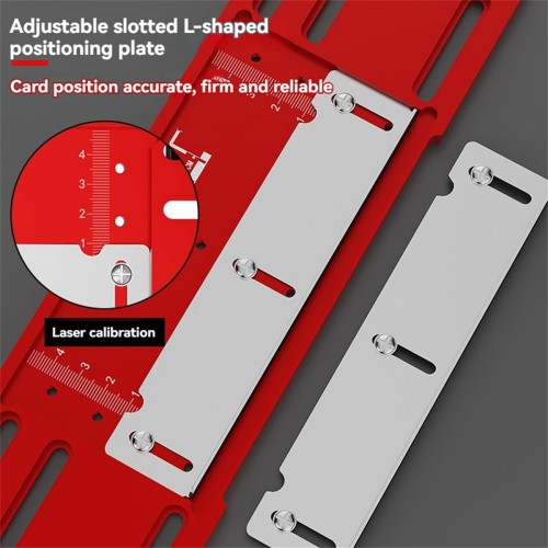 2 in 1 Cutting Machine Base No Drilling Bottom Plate Adjustable Thickened Positioning Carpenter Tool 1