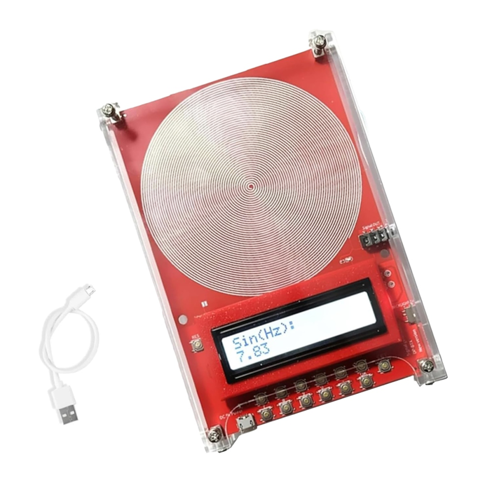Jehiatek Custom Frequency Generator V2, 7.83Hz Schumannwave Resonance Generator, 0.01Hz-200000Hz Adjustable Sine Wave B