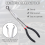 2 Pack Spark Plug Wire Removal Tool Kit Boot and Pliers Pulling Tool,Wire Puller A 5