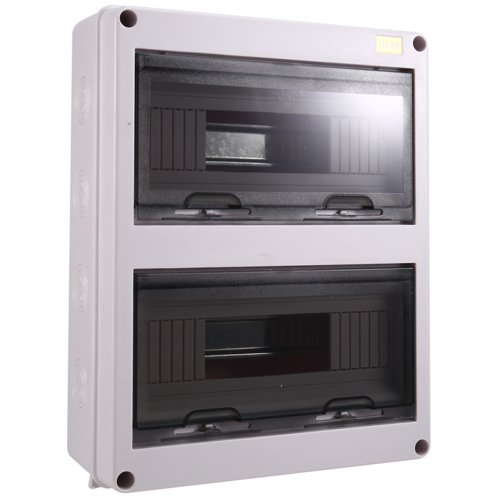 Ht Series Junction Box 24Way Pc Ip65 Waterproof Distribution Outdoor Plastic Electrical Ht-24Way For Circuit Breaker 4853736836643