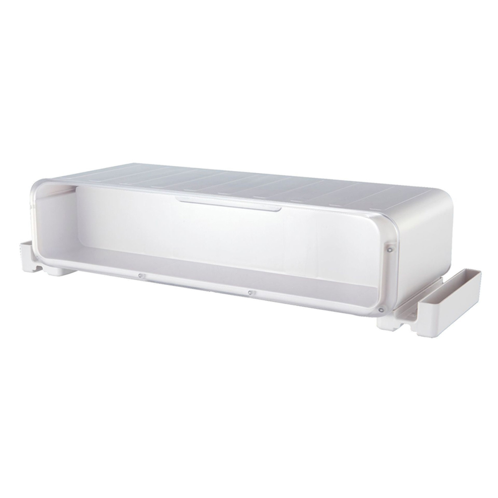 Monitor Stand Riser Computer With Drawer And Display Minifigures Desktop Lights White 4853736837541