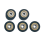 5pcs Pinch Roller for GCC RABIT Pcut Mimaki Graphtec Iolion Cutter Plotter 4x10x14mm 1