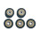 5pcs Pinch Roller for GCC RABIT Pcut Mimaki Graphtec Iolion Cutter Plotter 4x10x14mm 7
