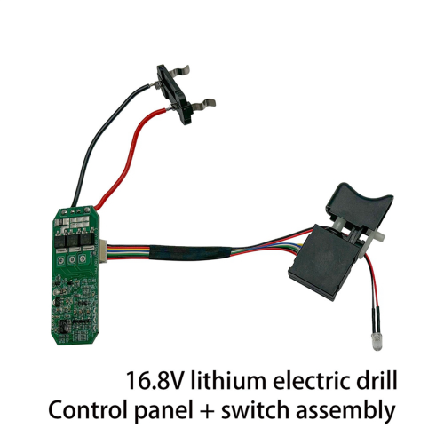 For 16.8V Lithium Electric Drill Control Board Switch Assembly 18V Brushless Circuit 1