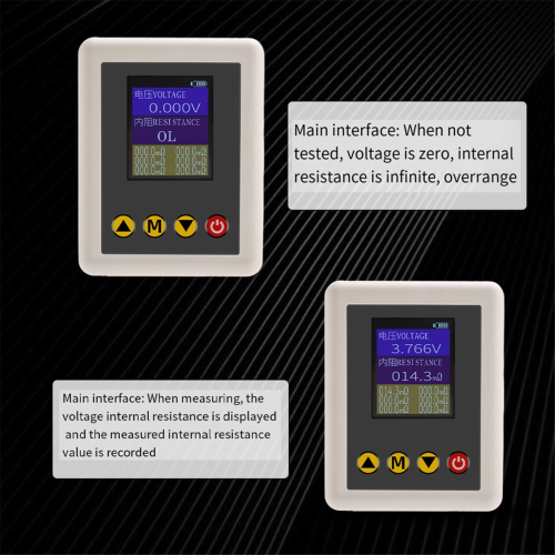TS4520 Voltage Internal Resistance Tester AC 4-Wire Kelvin Method Meter Test Device 2